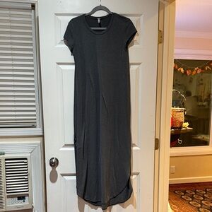 Acting Pro Dark Gray Maxi Dress